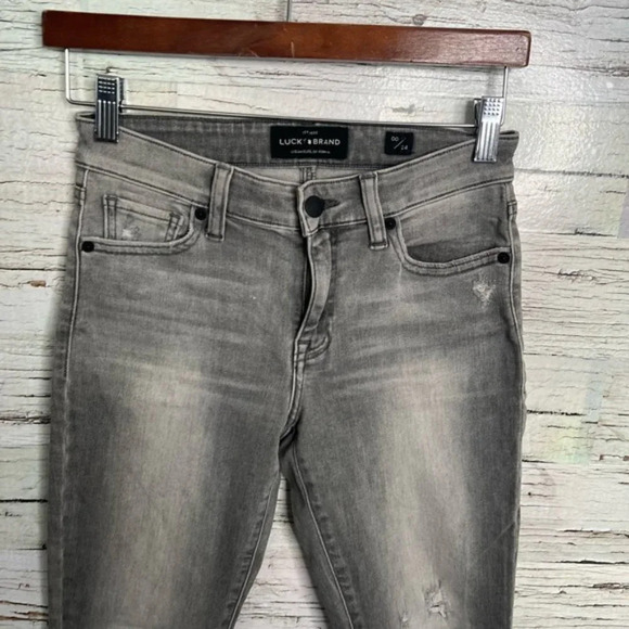 Lucky brand Ava skinny  gray size 24 jeans - Picture 3 of 9